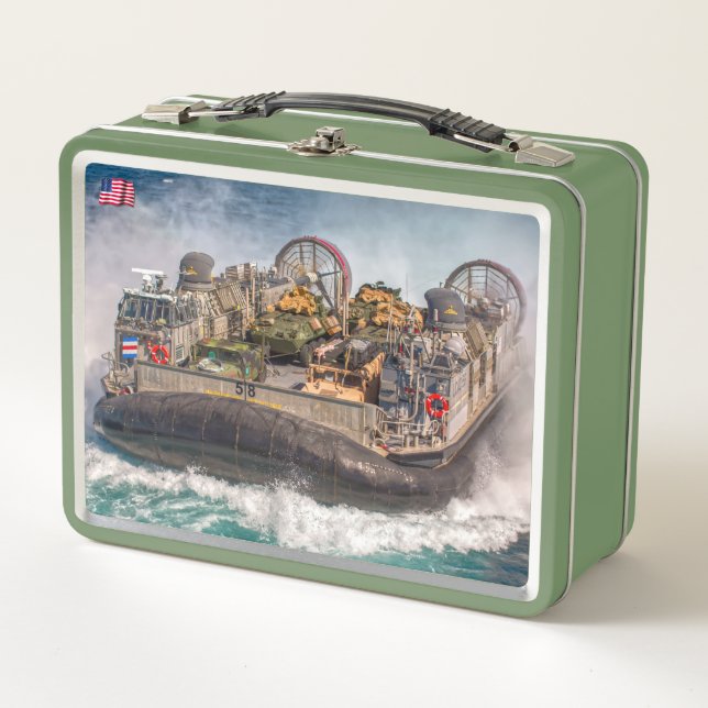 BEACH ASSAULT - LCAC METAL LUNCH BOX (Front)