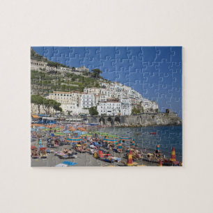 Beach at Amalfi, Campania, Italy Jigsaw Puzzle