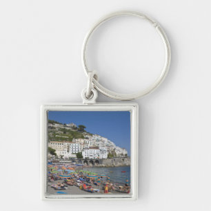 Beach at Amalfi, Campania, Italy Keychain