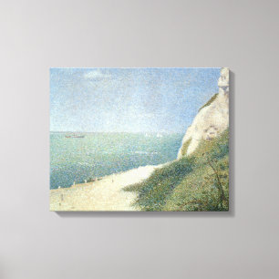 Beach at Bas Butin, Honfleur, 1886 Canvas Print