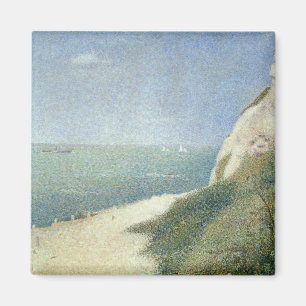 Beach at Bas Butin, Honfleur, 1886 Magnet
