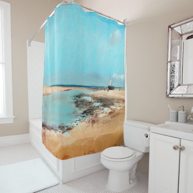 Beach at Low Tide(Mouth of the River), Edgar Degas (In Situ)