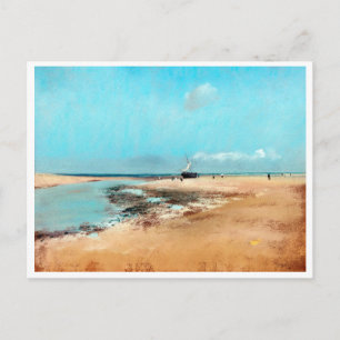 Beach at Low Tide(Mouth of the River), Edgar Degas Postcard