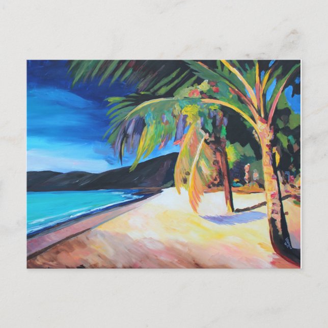 Beach at Magen's Bay St Thomas US Virgin Islands Postcard (Front)