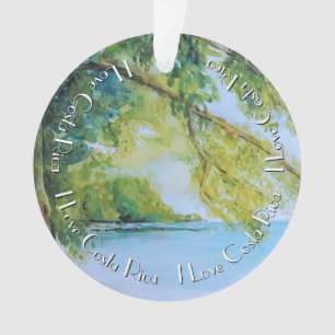 Beach at Manuel Antonio Costa Rica Ornament