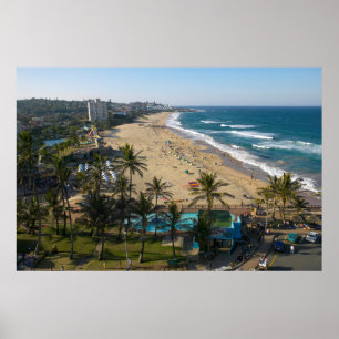 Beach At Margate, South Coast, Kwazulu-Natal 2 Poster