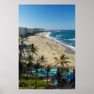 Beach At Margate, South Coast, Kwazulu-Natal Poster