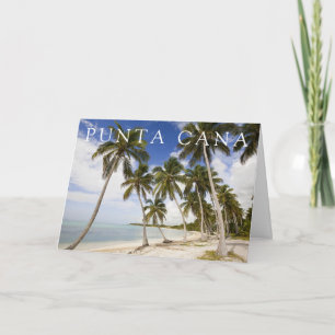 Beach at Punta Cana Happy Birthday Card