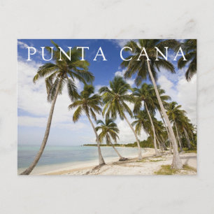 Beach at Punta Cana Happy Birthday Postcard