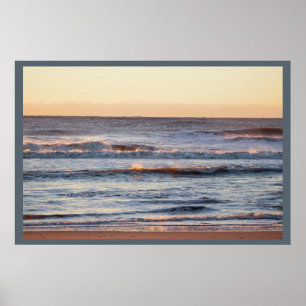 Beach at Sunrise Photo Poster