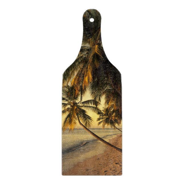 Beach at sunset, Trinidad Cutting Board (Front)