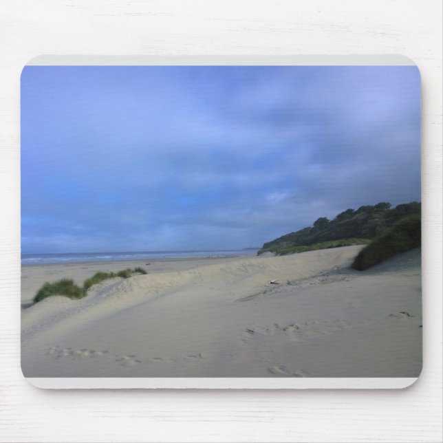 Beach at Yaquina Bay, Newport, OR Mouse Pad (Front)
