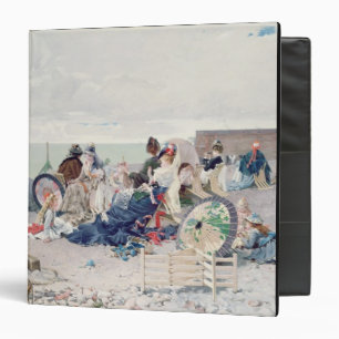 Beach at Yport, 1878 (oil on canvas) Binder