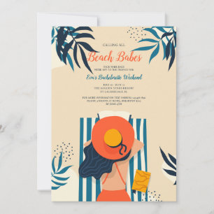 Beach Babe Invitation