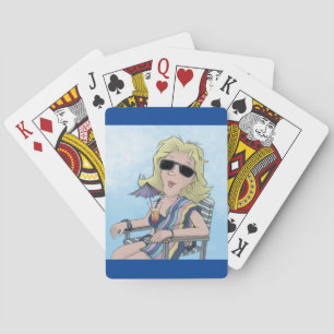 Beach Babe Playing Cards