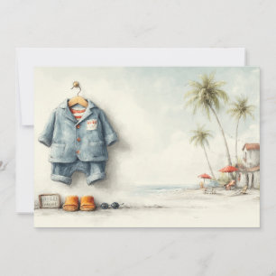 Beach Baby Bash – 1st Birthday Party Invitation