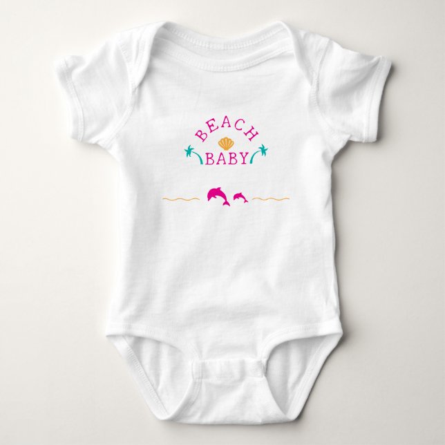 Beach Baby Bodysuit (Front)