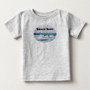 Beach Baby Hang Ten Surfer Baby T-Shirt