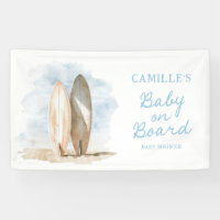 Beach Baby on Board Boy Baby Shower