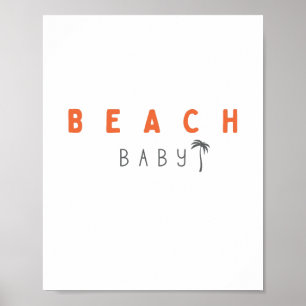 beach baby. Poster & Prints