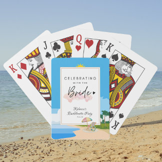 Beach Bachelorette | Hens Party Playing Cards