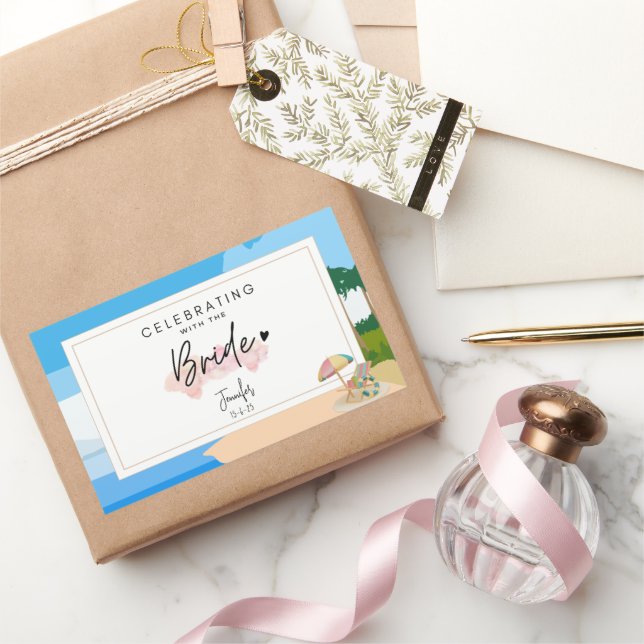 Beach Bachelorette, hens party   Sticker (Gifting)