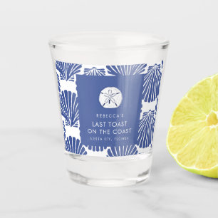 Beach Bachelorette Last Toast on the Coast  Shot Glass