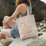 Beach Bachelorette Party | Bridesmaid Gift  Tote Bag<br><div class="desc">Featuring trendy line art illustrations with sleek modern typefaces. Thank your best girls for standing by your side with these unique tote bags. The perfect bags for your weekend party! Our tote bags are the perfect way for your crew to get all the attention everywhere you and your gals go!...</div>