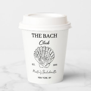 Beach Bachelorette Party Tropical Vacation Girls Paper Cups