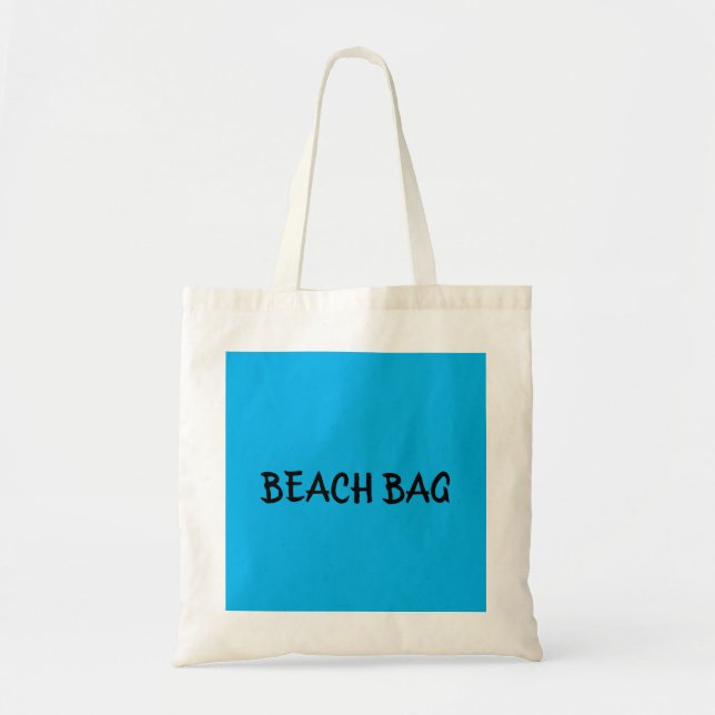 BEACH BAG. A TOTE.  TOTE BAG (Front)