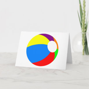 Beach Ball Greeting Card