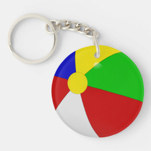Beach Ball Key Chain