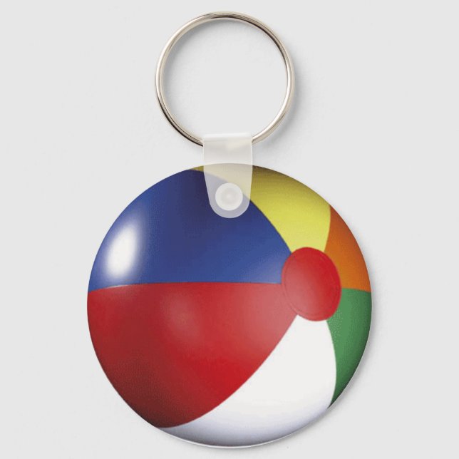 beach ball keychain (Front)