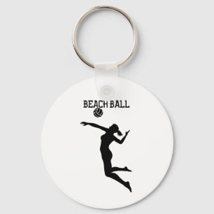 Beach Ball Keychain
