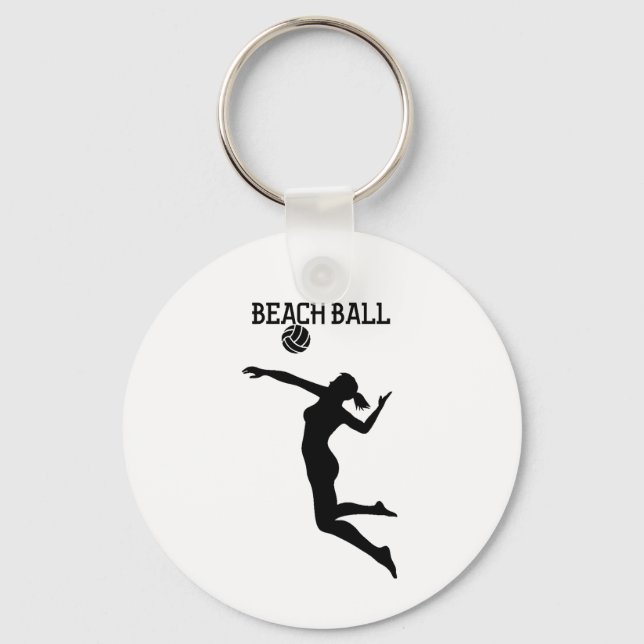 Beach Ball Keychain (Front)