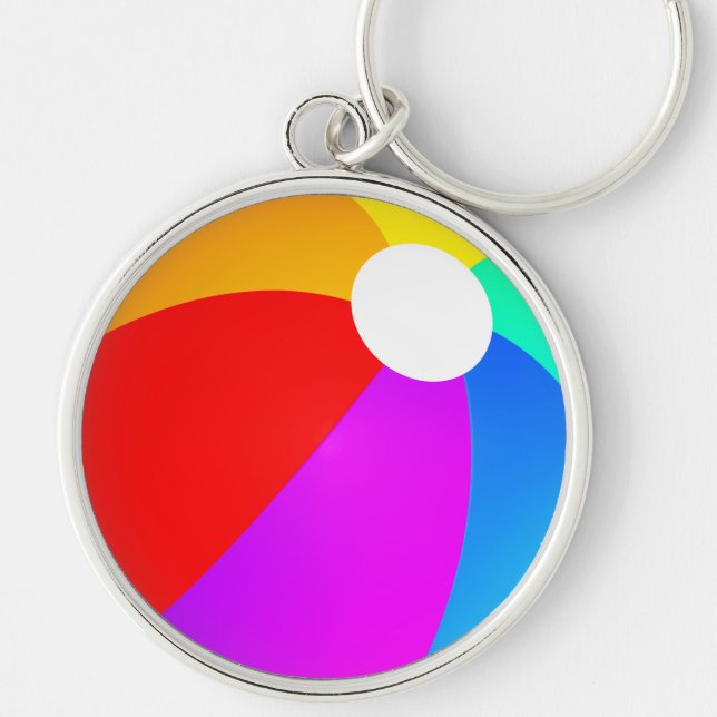 Beach Ball Keychain (Front)