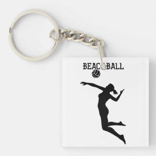 Beach Ball Keychain