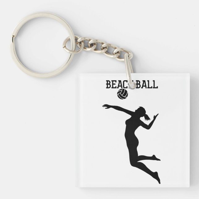 Beach Ball Keychain (Front)