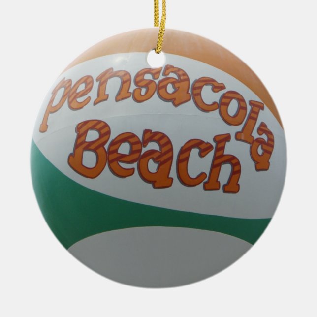 Beach Ball Ornament (Front)