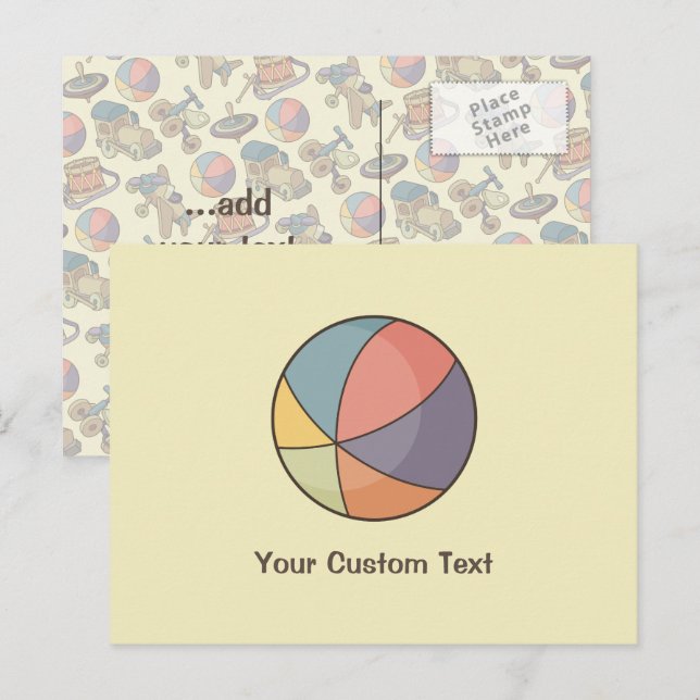 Beach Ball Postcard (Front/Back)