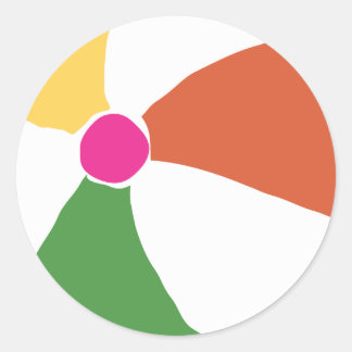 Beach ball sticker