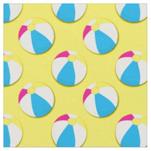 Beach Balls Cute Summer Pool Fabric