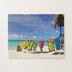 Beach Bar Jamaica. Jigsaw Puzzle