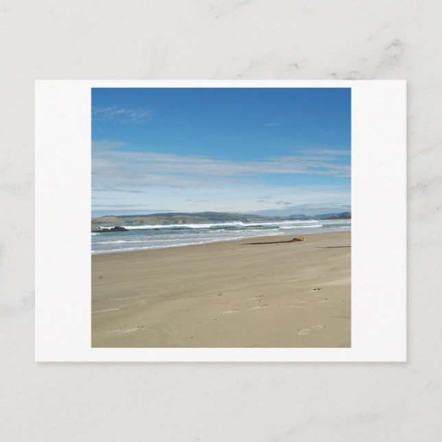 beach basic - square postcard (Front)