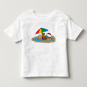 Beach Bear's Sandcastle Toddler T-Shirt