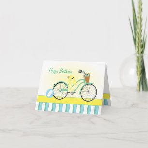 Beach Bicycle Card