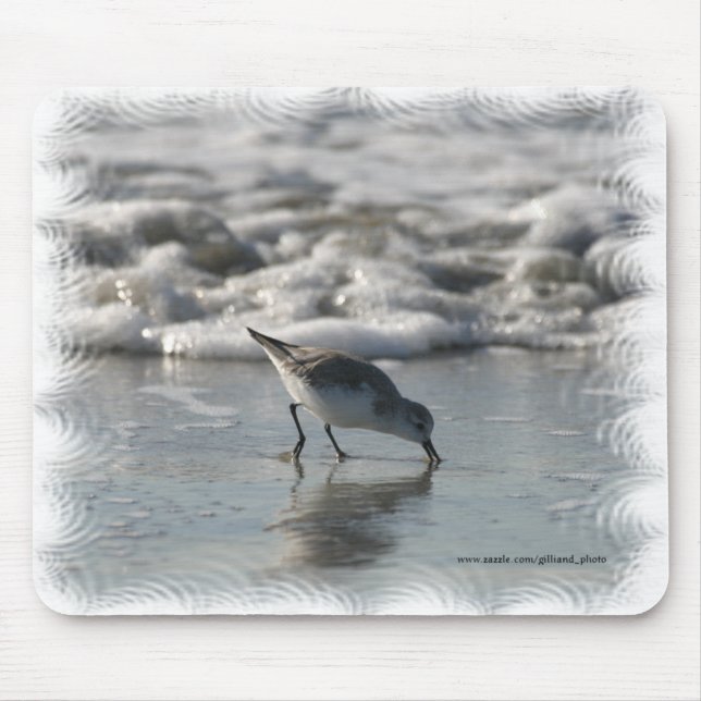 Beach Bird Mousepad (Front)