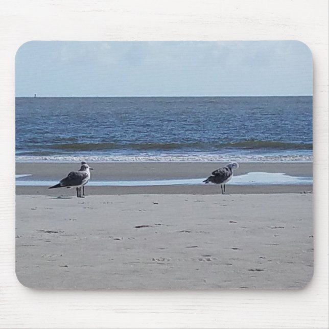 beach birds mousepad (Front)