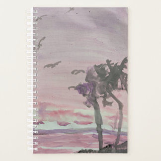 Beach Birds Palm Trees Planner