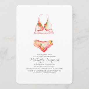 Beach Birthday Party / Pool Invitation